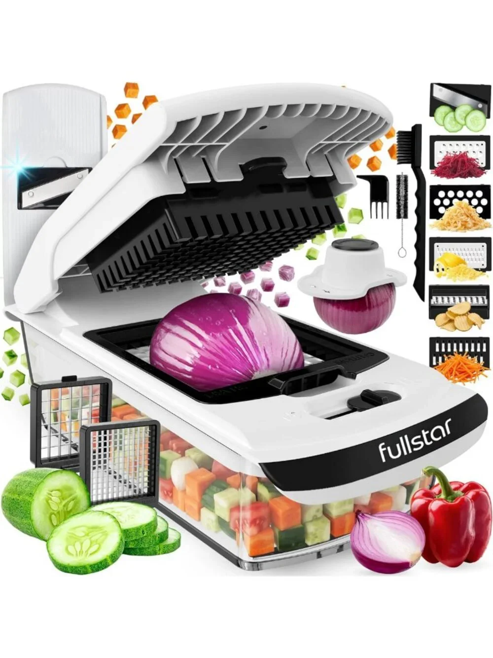 Versatile Vegetable Chopper & Mandoline Slicer - Kitchen Gadget for Easy Meal